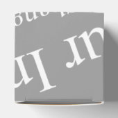 Custom Afbeelding Party Favoriet Box Bedankdoosjes (Bovenkant)