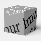 Custom Afbeelding Party Favoriet Box Bedankdoosjes (Achterkant)