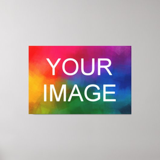 Custom Afbeelding Photo Afbeelding Logo HQ Budget Canvas Afdruk (Voorkant)