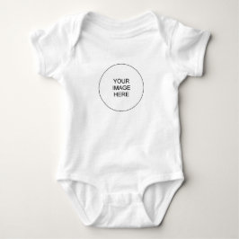 Custom Afbeelding tekst jersey wit one-pieces unis Romper