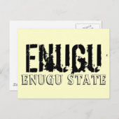 Custom Afriankoko (Enugu, Enugu, Nigeria) Briefkaart (Voorkant / Achterkant)