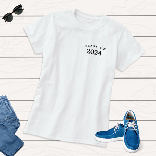 Custom Afstudeerder High School Senior Graduation T-shirt