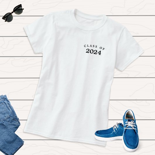 Custom Afstudeerder High School Senior Graduation T-shirt