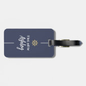 Custom Afstuderen Cruise Squad Afstudeerder Trip G Bagagelabel (Achterkant horizontaal)