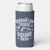 Custom Afstuderen Cruise Squad Afstudeerder Trip G Seltzer Blikjeskoeler (Seltzer Achterkant)