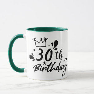 Custom Age Coffee Cup, Happy Birthday Mok
