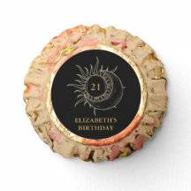 Custom Age Mystic Celestial Moon Verjaardag