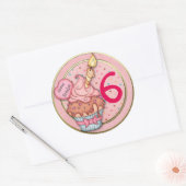 Custom Age Verjaardag Cupcake Toppers of Cup Label (Envelop)