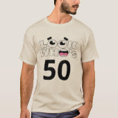 Custom Age Verjaardag voor mannen, vrouwen T-shirt (Voorkant)