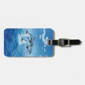 Custom Air Dolphin Bagagelabel (Voorkant horizontaal)