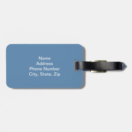 Custom Air Dolphin Bagagelabel (Achterkant horizontaal)