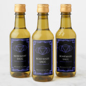 Custom Ajna Third Eye Chakra Essential Oil Label Wijn Etiket (Flessen)