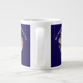 Custom All I Need Cat Photo Specialty Mug Grote Koffiekop (Achterkant)