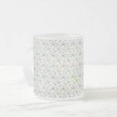 Custom All-Over Print Geometric Pattern Coffee Mug Matglas Koffiemok (Voorkant links)