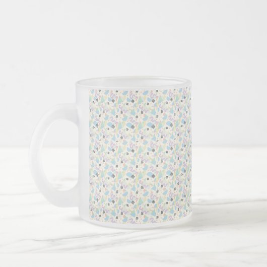 Custom All-Over Print Geometric Pattern Coffee Mug Matglas Koffiemok (Links)