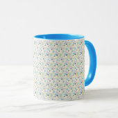 Custom All-Over Print Geometric Pattern Coffee Mug Mok (Voorkant rechts)