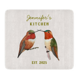 Custom Allen's Hummingbirds  Snijplank