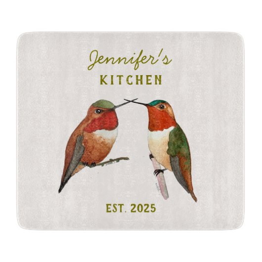 Custom Allen's Hummingbirds  Snijplank (Voorkant)