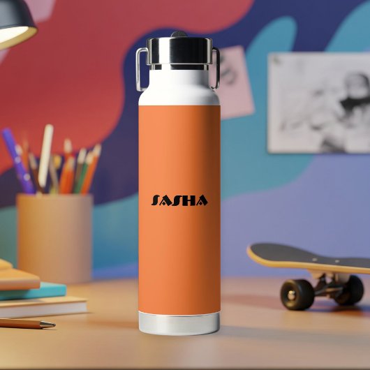 Custom Aluminum Water Bottle - Trendy Design Waterfles