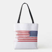 Custom American USA Flag  Tote Bag (Achterkant)