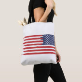 Custom American USA Flag  Tote Bag (Dichtbij)