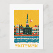 Custom Amsterdam Nederland Briefkaart (Voorkant)