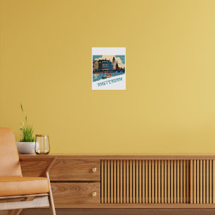 Custom Amsterdam Nederland Poster