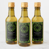 Custom Anahata Heart Chakra Essential Oil Label Wijn Etiket (Flessen)