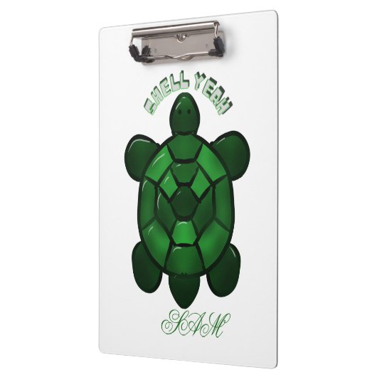 Custom and personalized Cute Turtle  Klembord (Links)