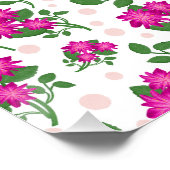 Custom and personalized floral pattern  perfect poster (Hoek)