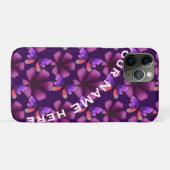 Custom and personalized floral Spiral Notebook Case-Mate iPhone Case (Achterkant (horizontaal))