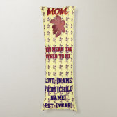 Custom and personalized gift  lichaamskussen (Voorkant Verticaal)