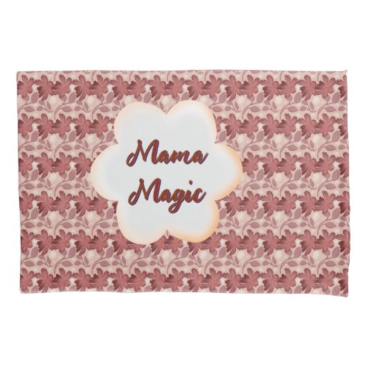 Custom and personalized mother's day floral gift kussensloop (Voorkant)