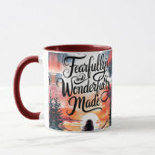 Custom angstig prachtig gemaakt Christelijke vrouw Mok (Links)