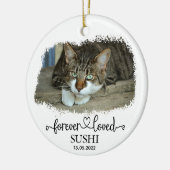 Custom Animal Forever Loved Keramisch Ornament (Links)