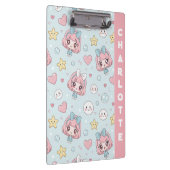Custom Anime Kawaii with Hearts and Star Klembord (Rechts)