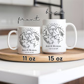 Custom Anniversary Mug | Gift for Husband or Wife Koffiemok