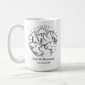 Custom Anniversary Mug | Gift for Husband or Wife Koffiemok (Links)