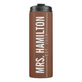 Custom Anniversary Tumbler for Husband and Wife Thermosbeker (Voorkant)