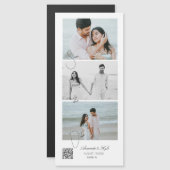 Custom announcement Photo Wedding magnet (Voorkant / Achterkant)