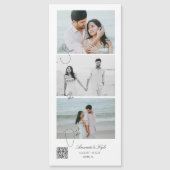 Custom announcement Photo Wedding magnet (Voorkant)