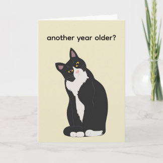 CUSTOM another year older birthday  Kaart