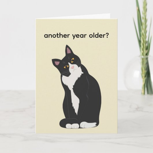 CUSTOM another year older birthday  Kaart (Voorkant)