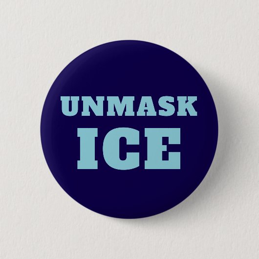Custom Anti ICE Protest Signs Ronde Button 5,7 Cm (Voorkant)