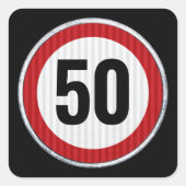 custom ANY AGE verjaardagsfeestjes stickers met ve (Voorkant)