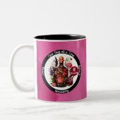 Custom Apothecary Recovery Milestone Gift Tweekleurige Koffiemok (Links)