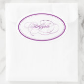 Custom_Apple Oval Ovale Sticker (Tas)