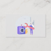 Custom Appliance Service & Repair Visitekaartje MA (Achterkant)