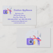 Custom Appliance Service & Repair Visitekaartje MA (Voorkant / Achterkant)