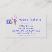 Custom Appliance Service & Repair Visitekaartje MA (Voorkant)
